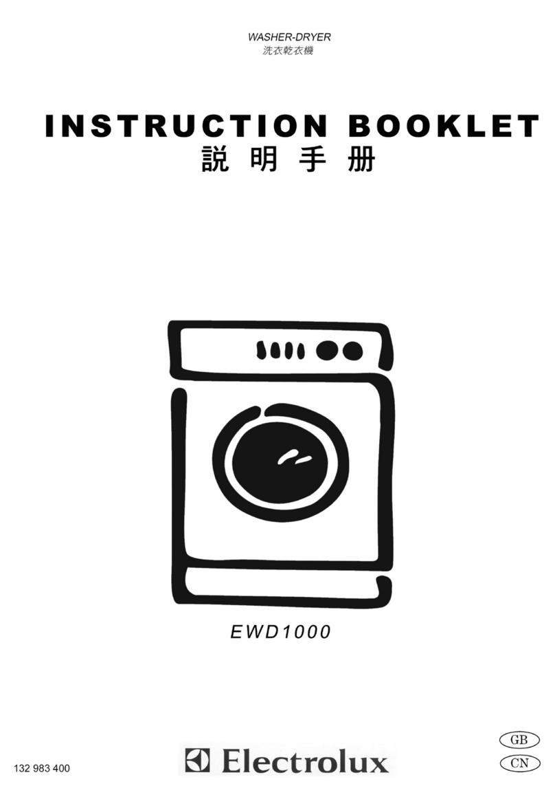Electrolux EWD1000 User manual