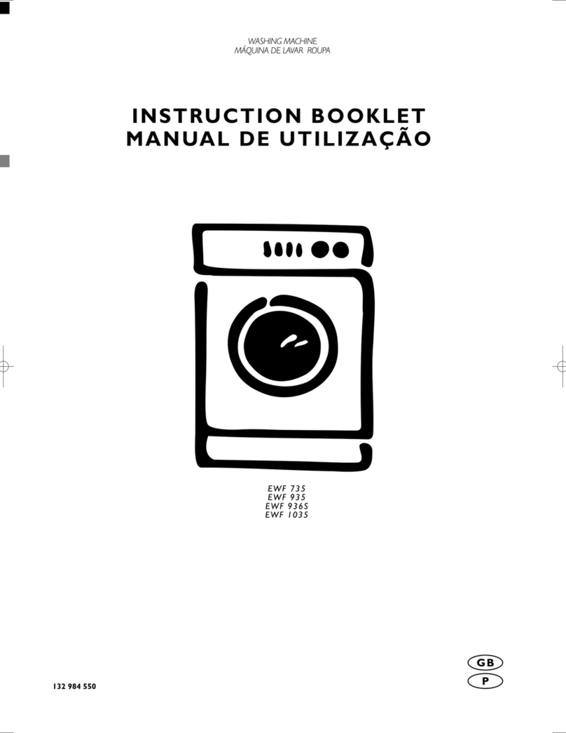 Electrolux EWF 735 User manual Electrolux EWF 735 User manual