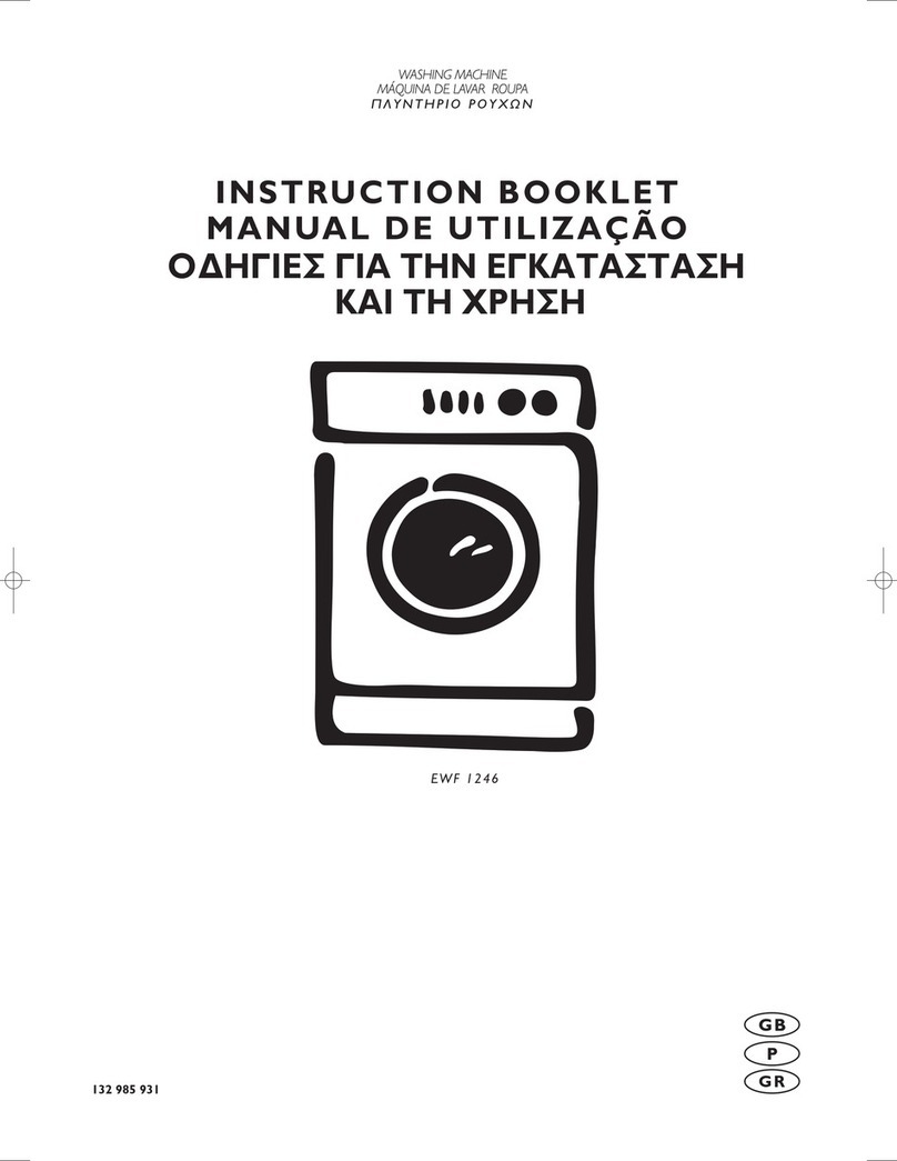 Electrolux EWF1246 Instruction book