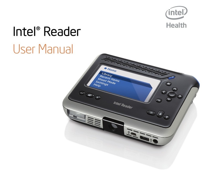 Intel Reader User manual
