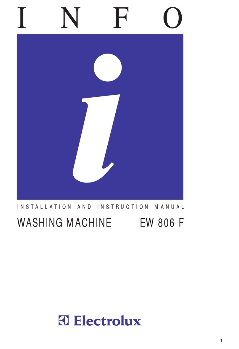 Electrolux EW 806 F Quick guide