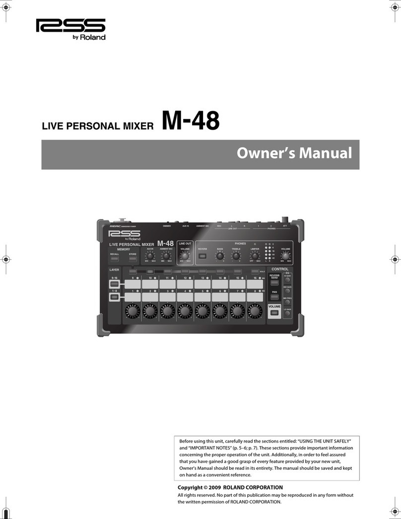 RSS M-48 User manual