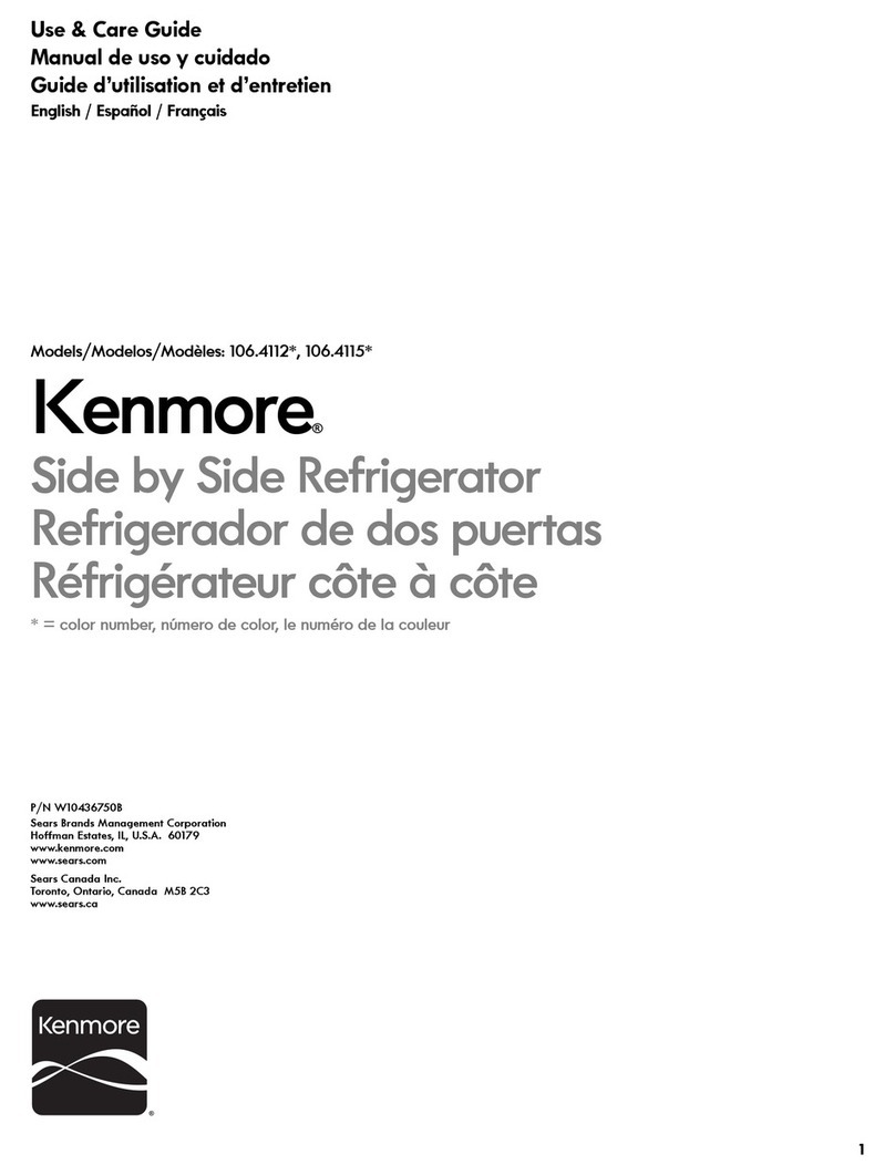 Kenmore 106.4115 Series Use & care guide