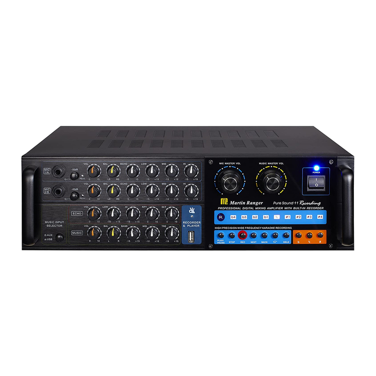 Martin Ranger Pure Sound 11 Recording User manual Martin Ranger Pure Sound 11 Recording User manual