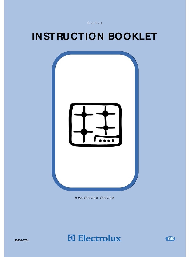 Electrolux EHG678B User manual