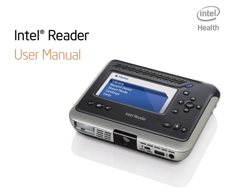 Intel Reader User manual