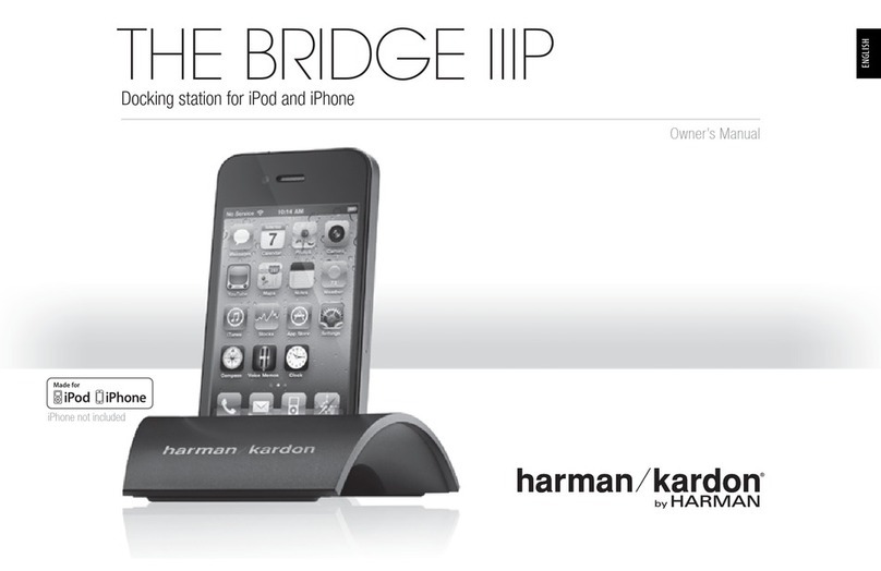 Harman Kardon THE BRIDGE IIIP owner's manual