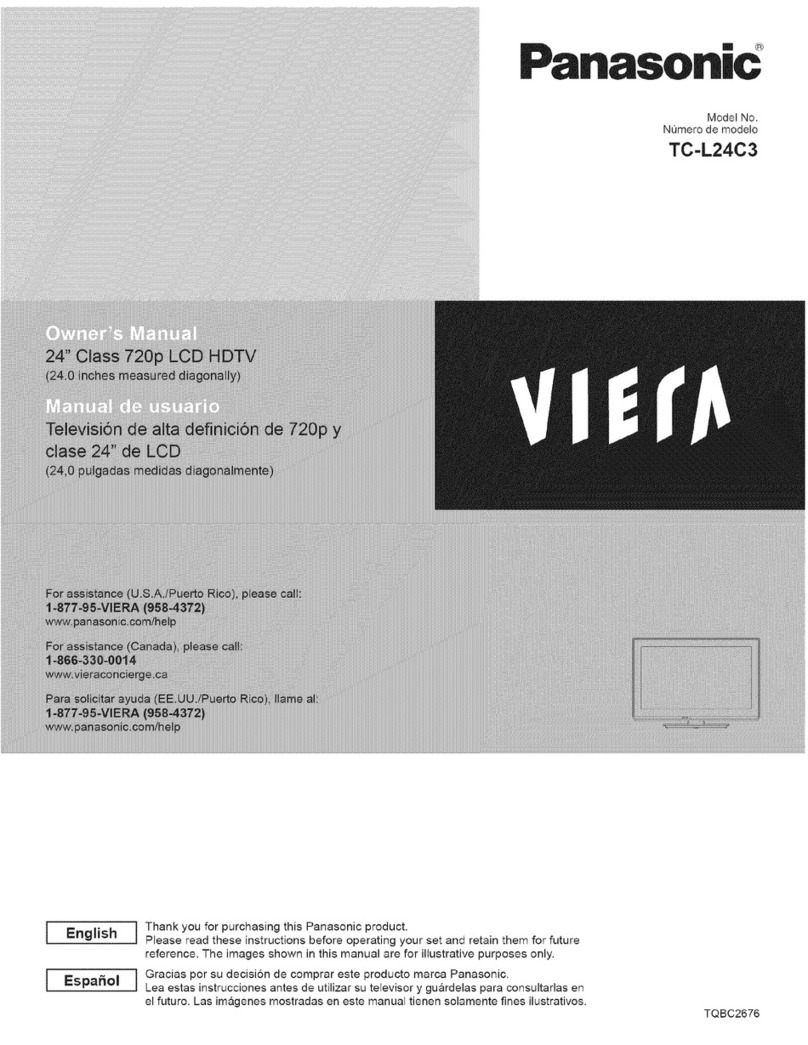 Panasonic Viera TC-L24C3 User manual