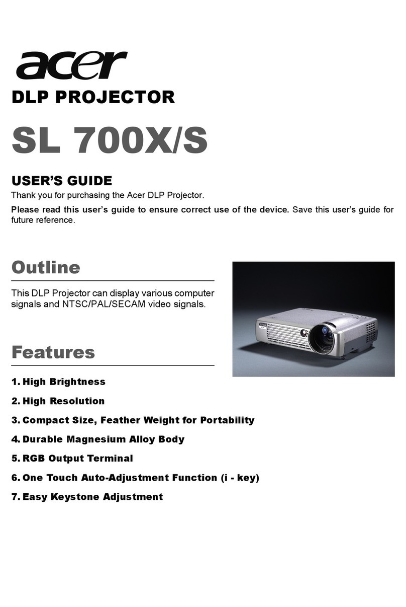 Acer SL 700S user guide