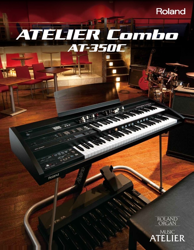 Roland Atelier Combo AT-350C User manual