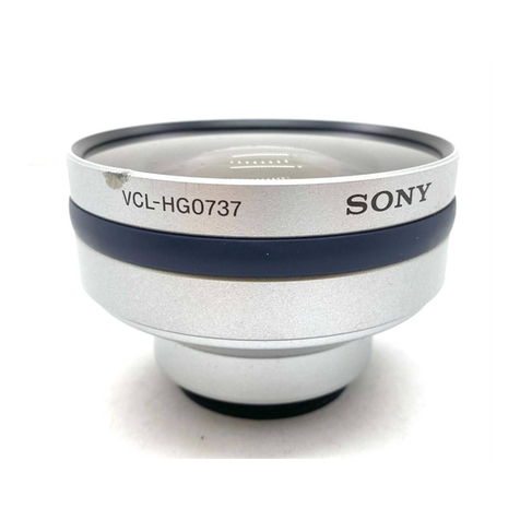Sony VCL-HG0737 operating instructions