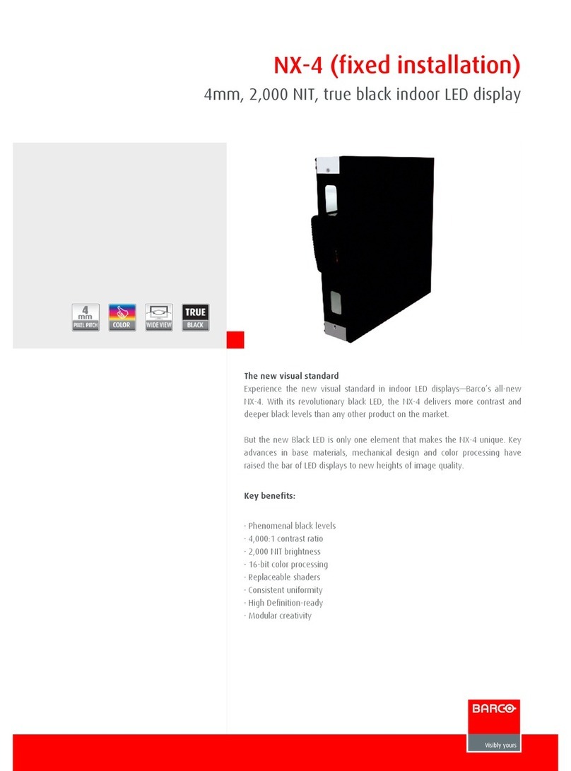 Barco NX--4 User manual