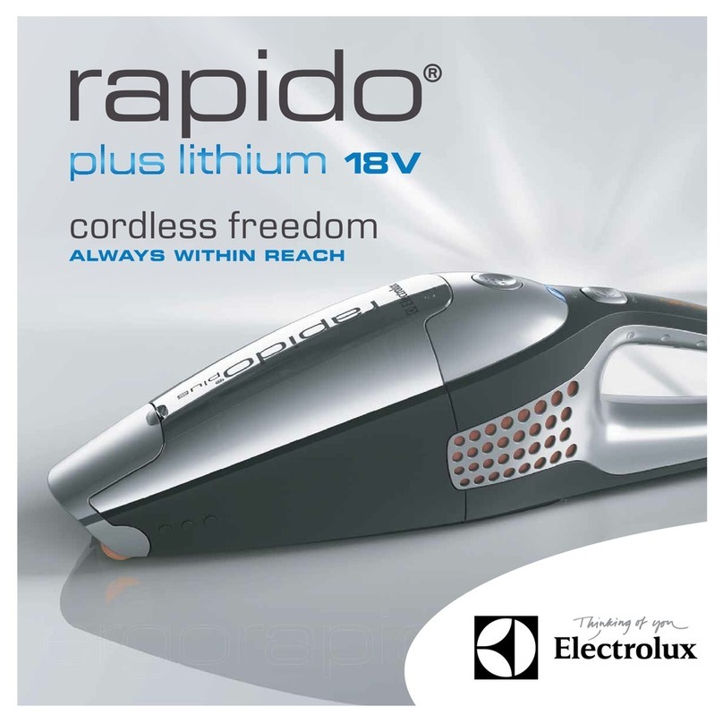 Electrolux Rapido Plus User manual