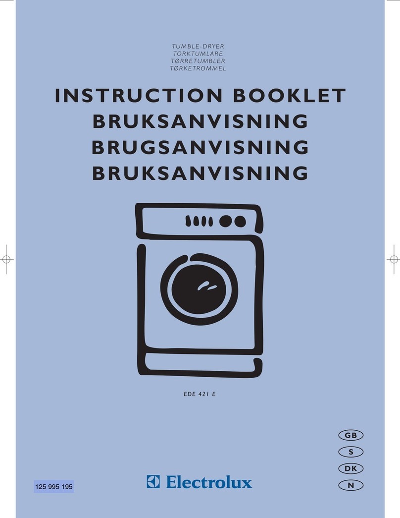Electrolux EDE421E User manual