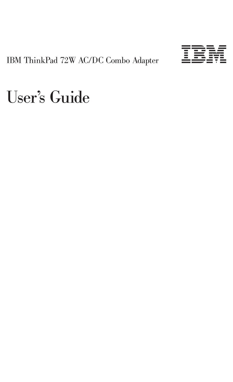 IBM 72W AC User manual