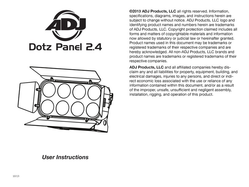 American DJ 2.4 User instructions