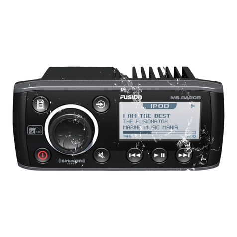 Fusion MS-RA205 User manual