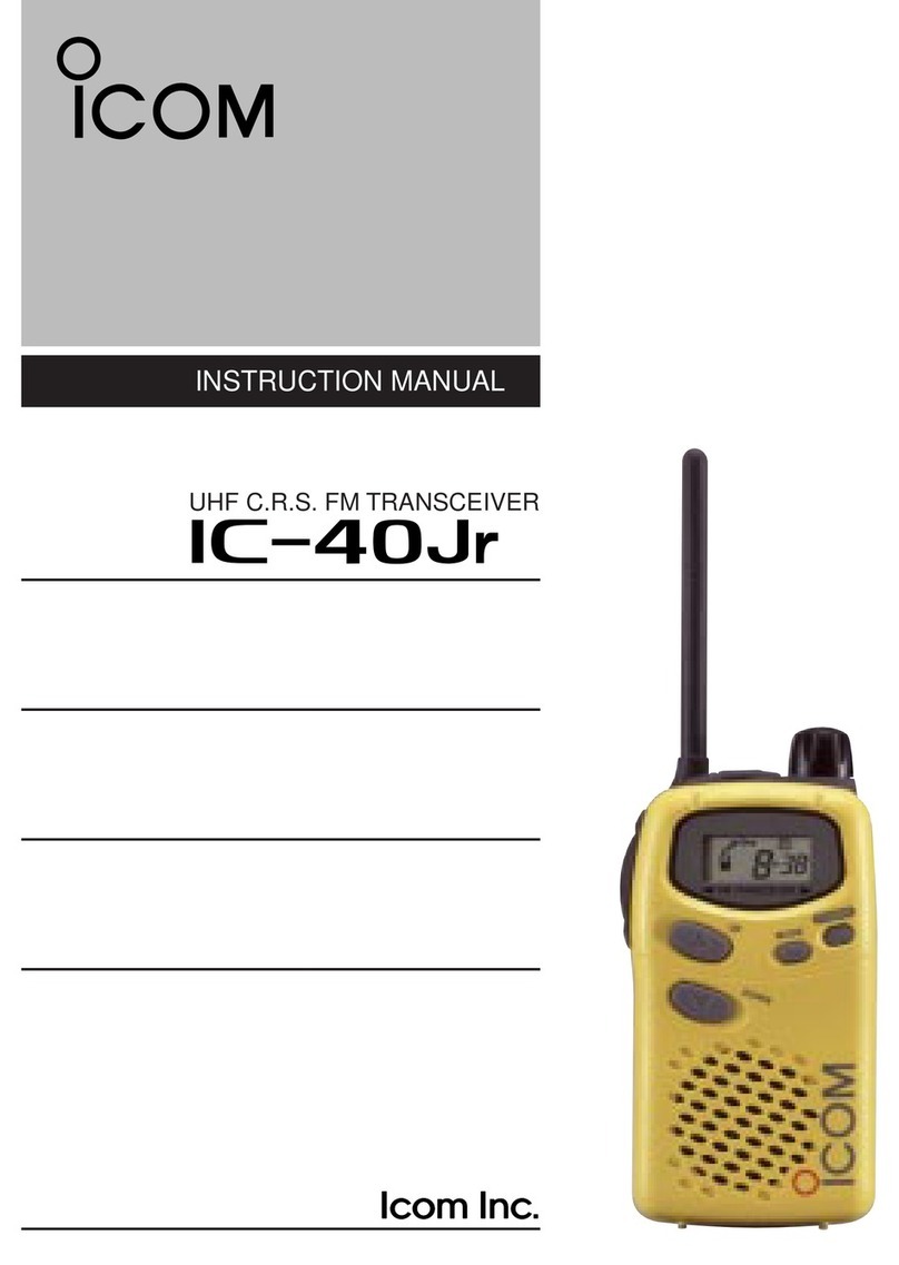 Icom IC-40Jr User manual