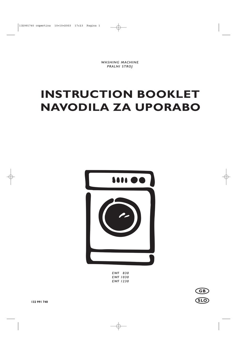 Electrolux EWF1030 User manual