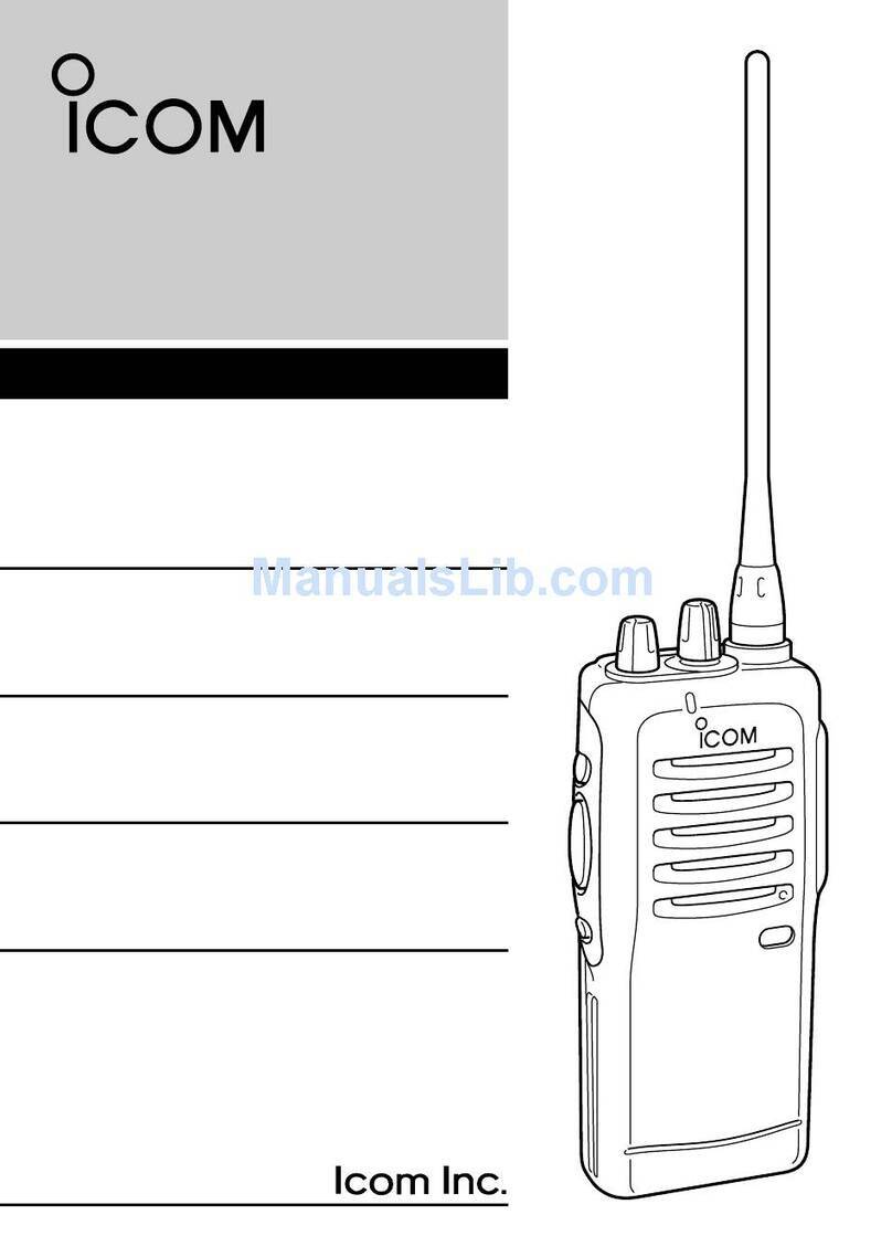 Icom IC-F12 User manual