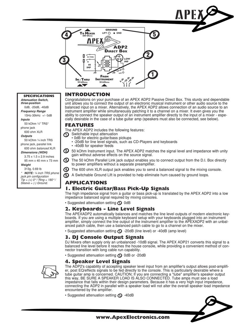 Apex Digital ADP2 Quickspecs