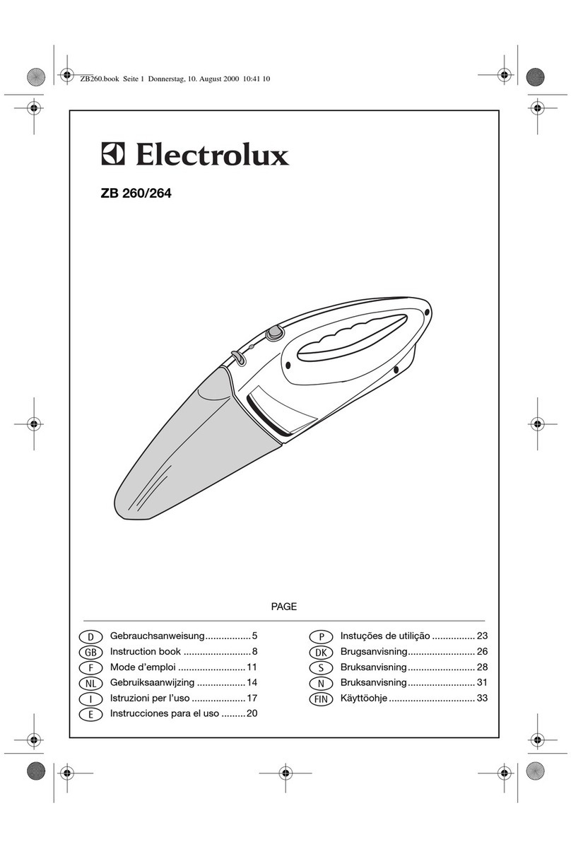 Electrolux ZB 260 User manual