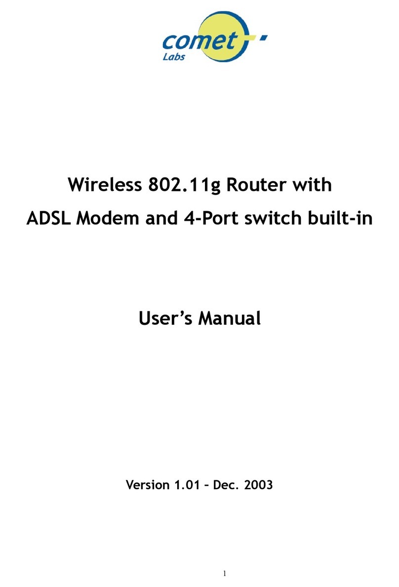 Comet Labs WRM54 user manual