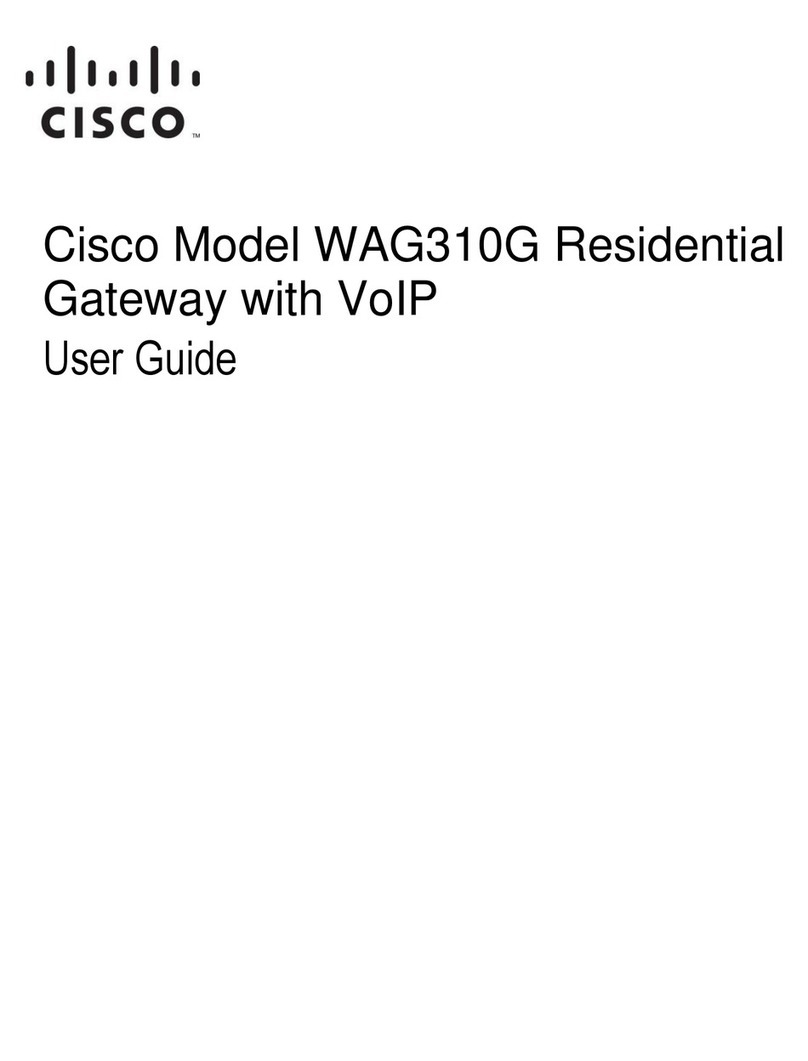 Cisco Linksys WAG310G User manual