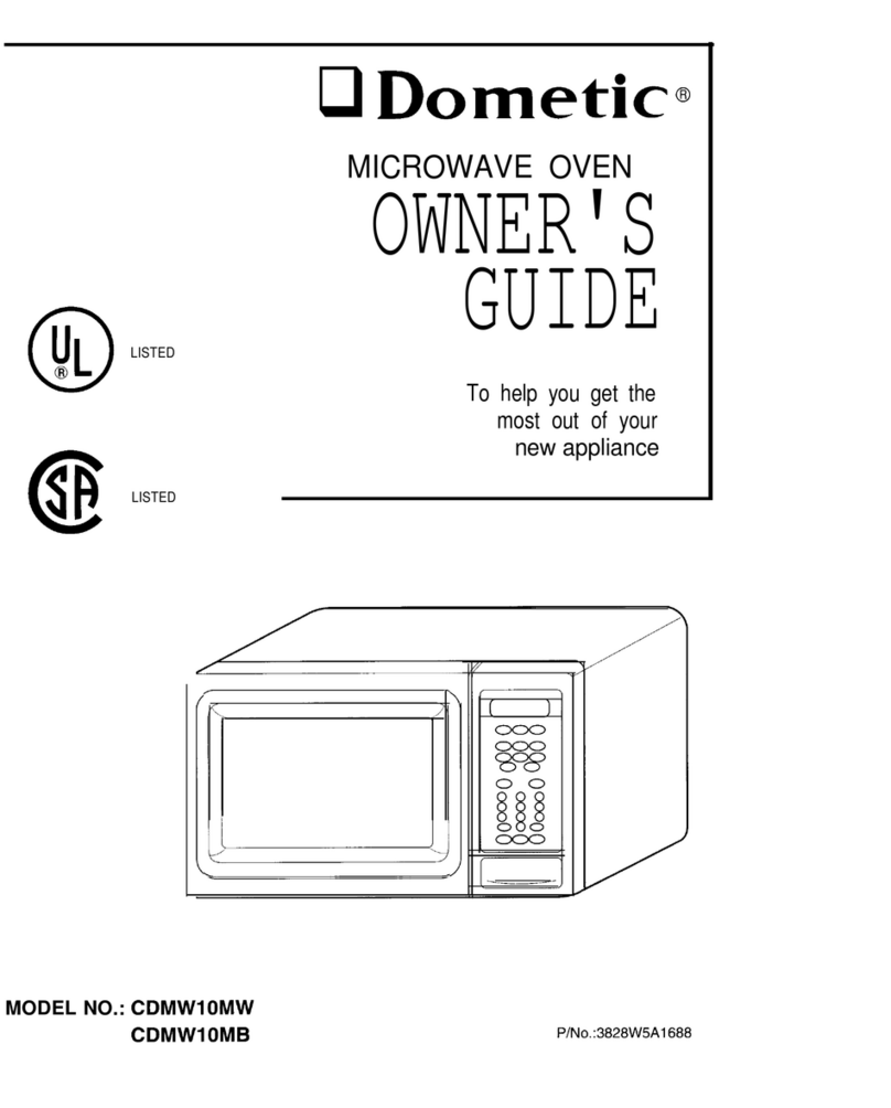 Dometic CDMWIOMW User manual