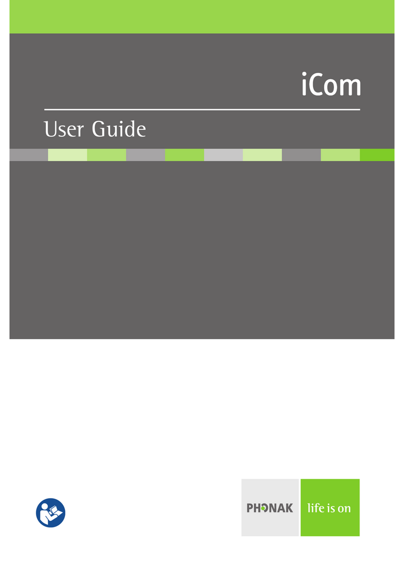 Phonak iCom User manual Phonak iCom User manual