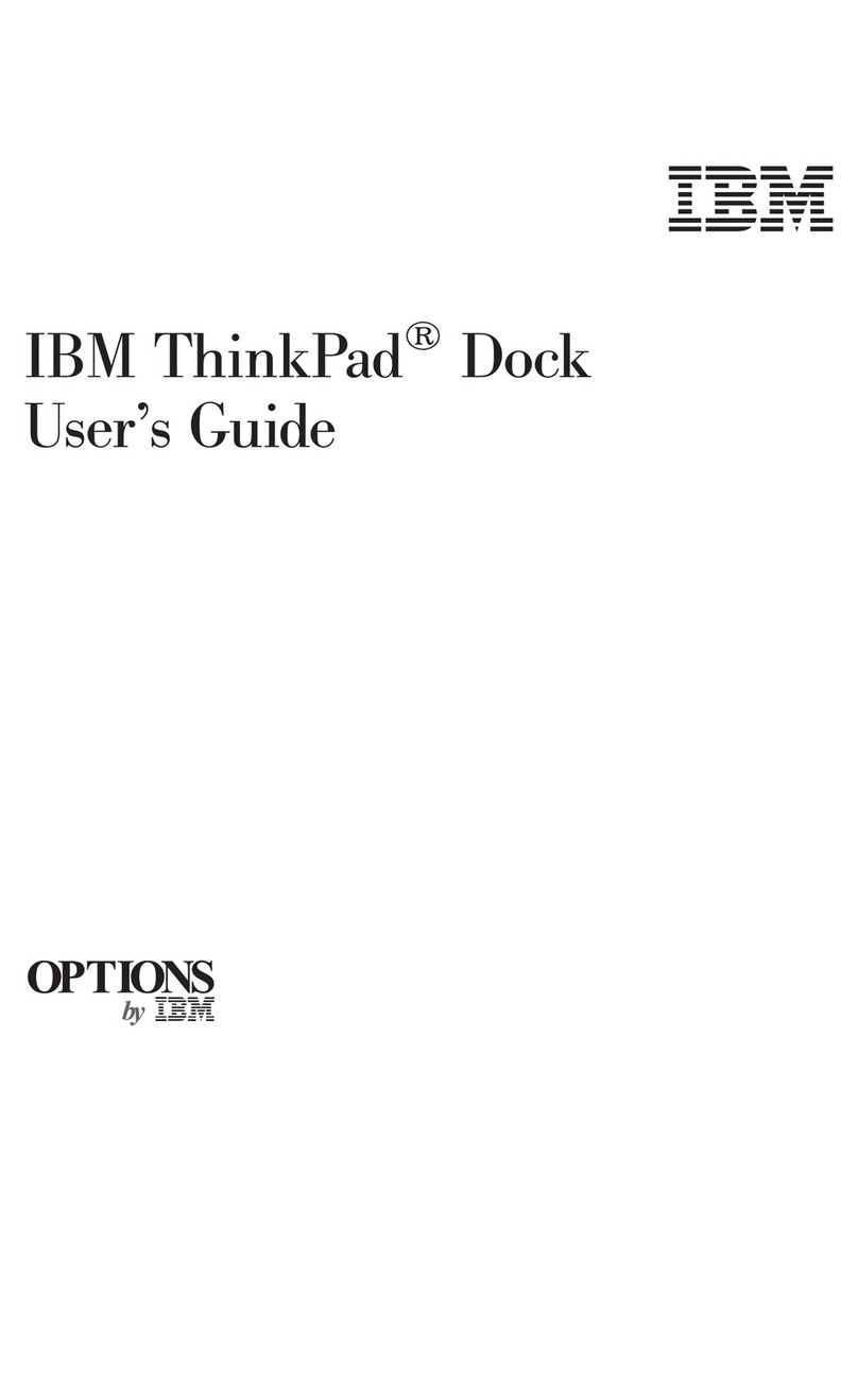 IBM ThinkPad Dock User manual