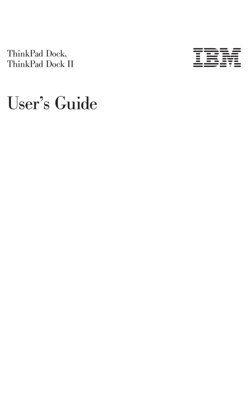 IBM ThinkPad Dock User manual