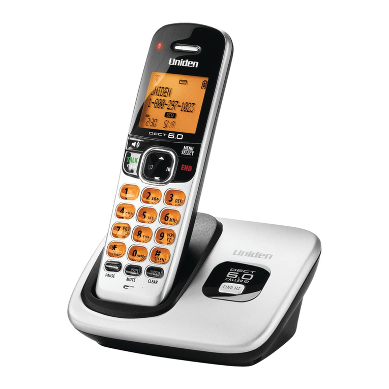 Uniden D1760 Series User manual Uniden D1760 Series User manual