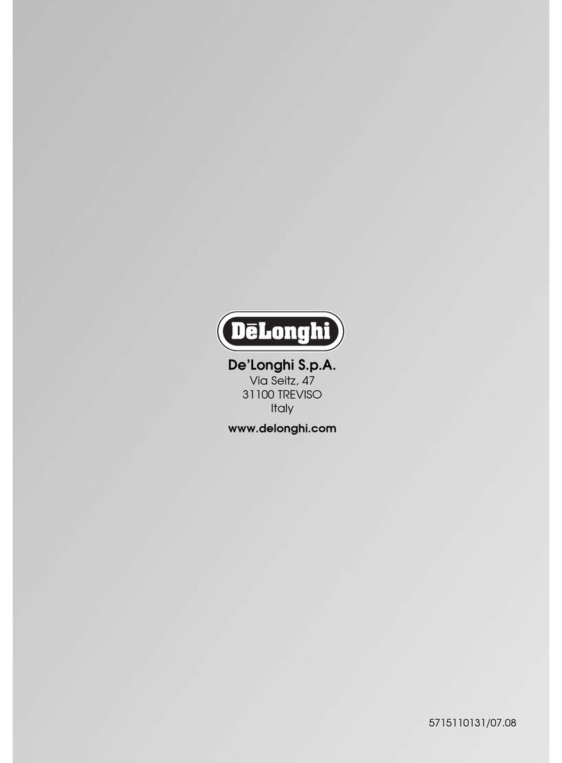 DeLonghi T SERIES User manual