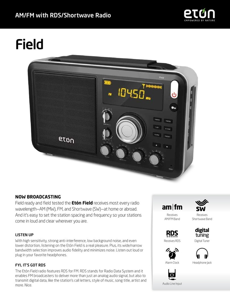 Eton Field Owner's manual