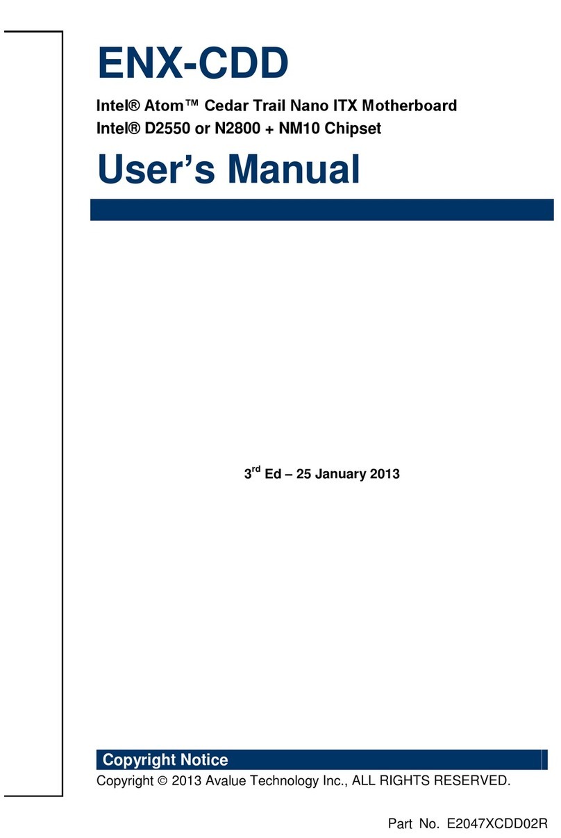 Avalue Technology ENX-CDD user manual