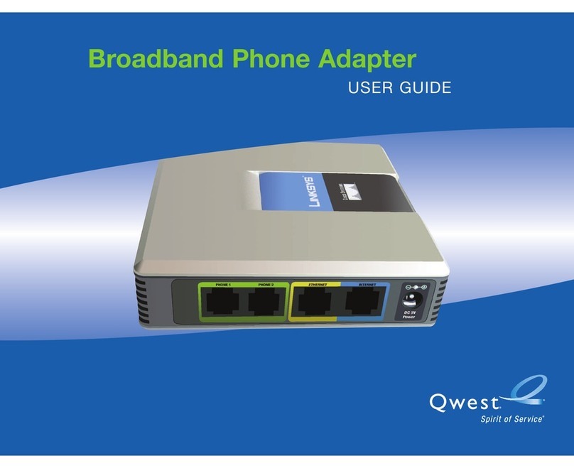 Qwest Broadband Phone Adapter user guide