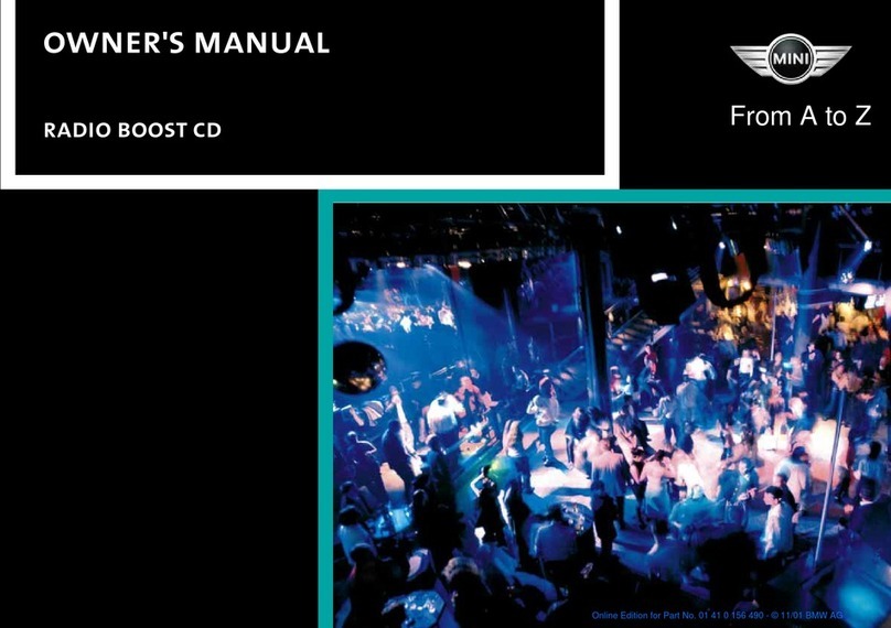 Mini RADIO BOOST CD User manual