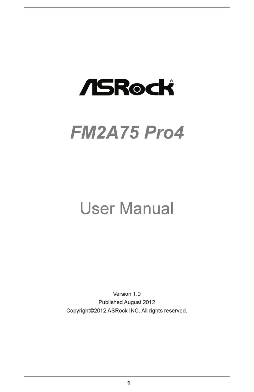 ASROCK FM2A75 Pro4 User manual ASROCK FM2A75 Pro4 User manual