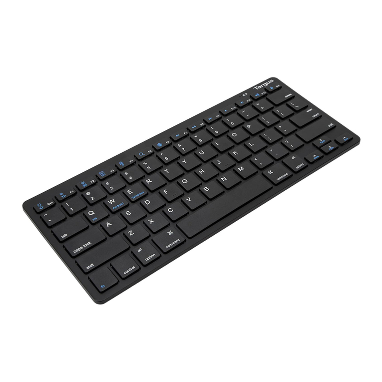 Targus BLUETOOTH WIRELESS KEYBOARD user guide