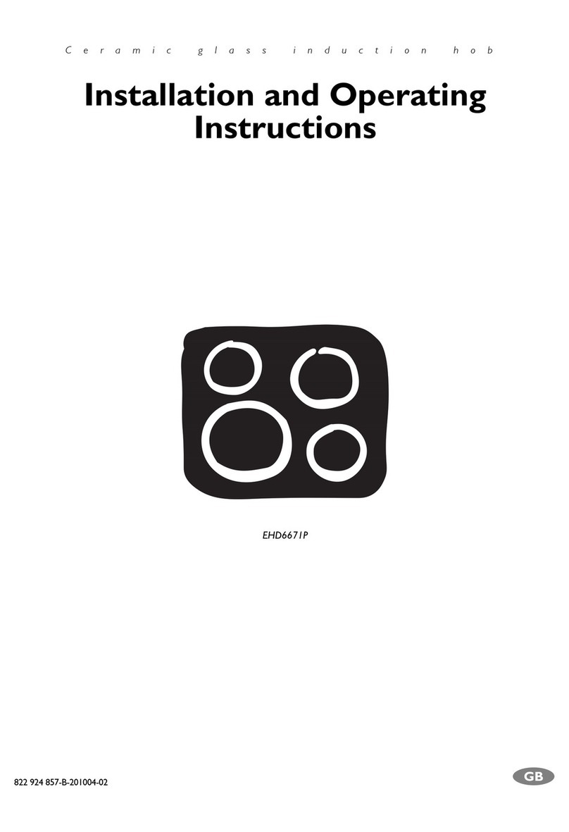 Electrolux EHD6671P Installation and operating instructions Electrolux EHD6671P Installation and operating instructions