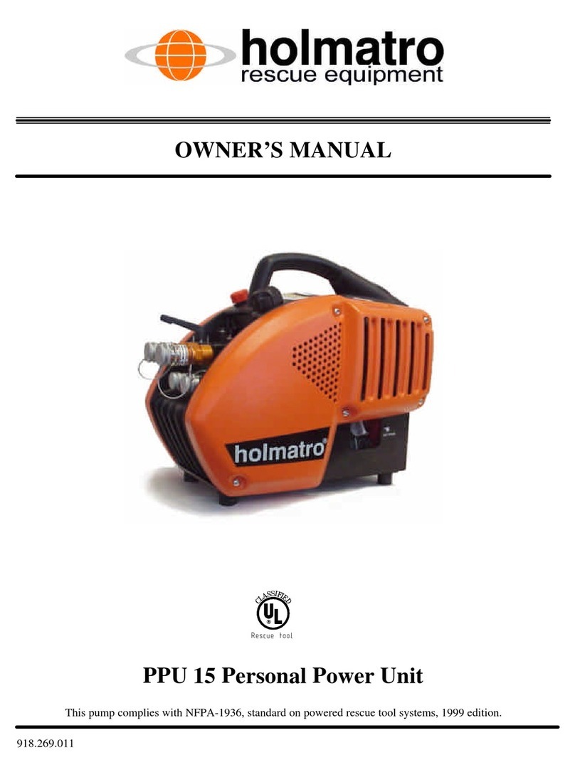 Holmatro PPU 15 owner's manual