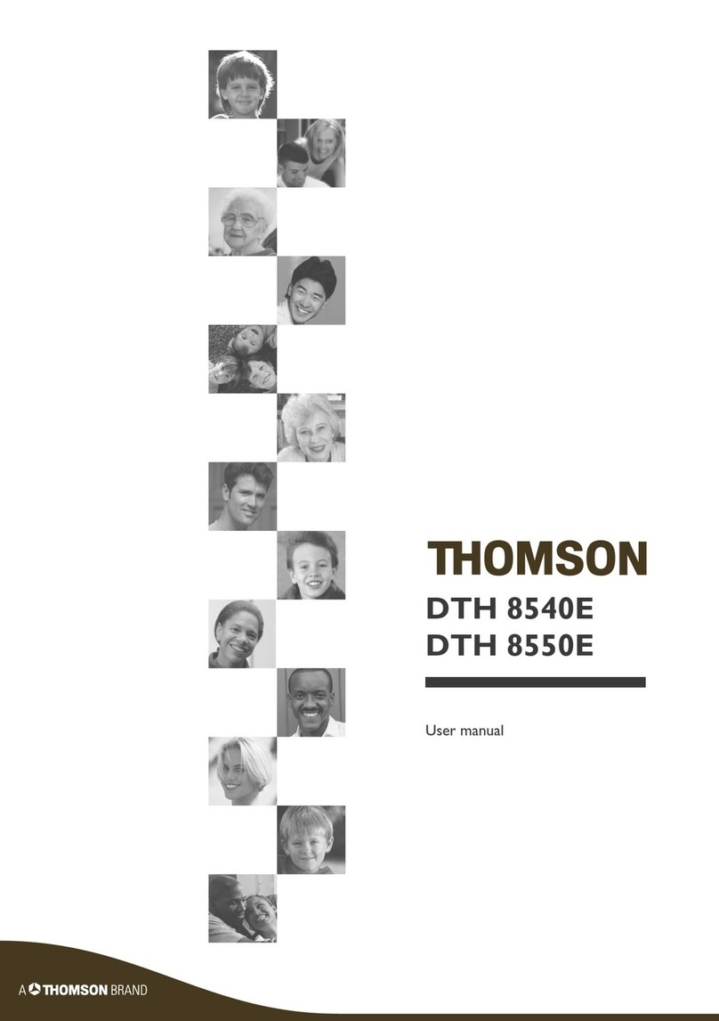 THOMSON DTH 8550E user manual