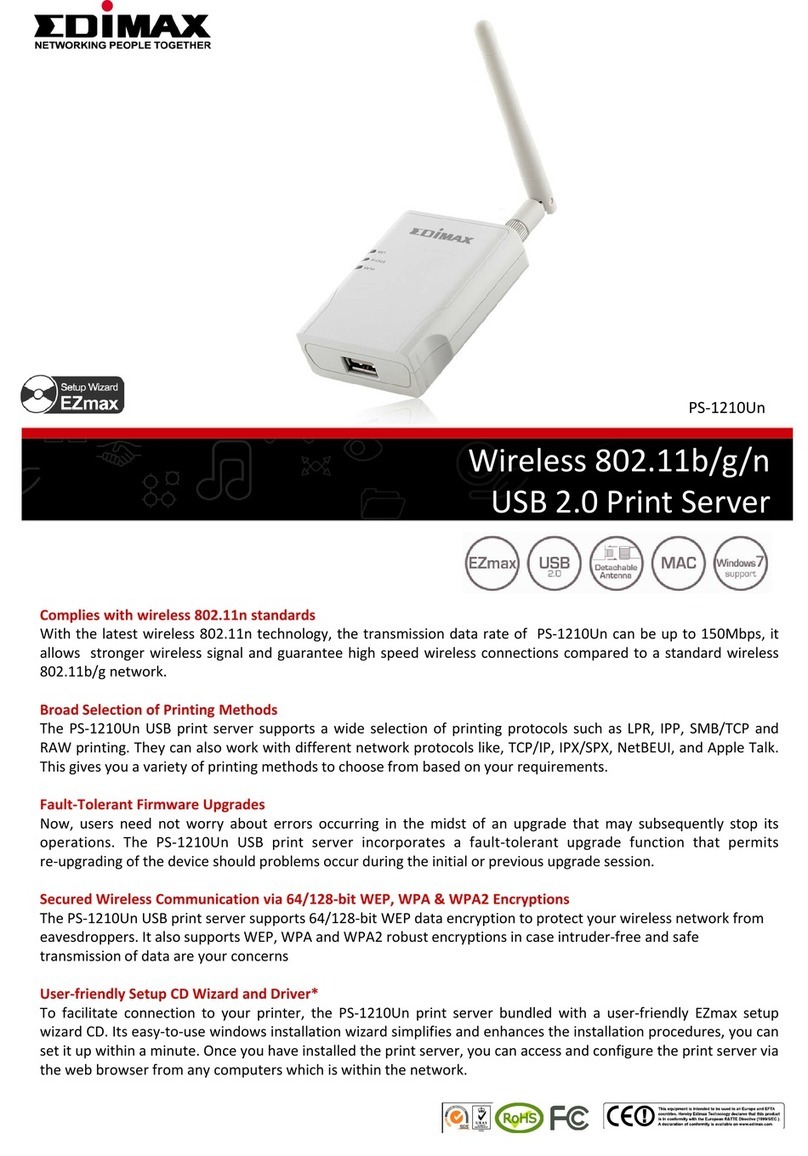 Edimax PS-1210Un User manual