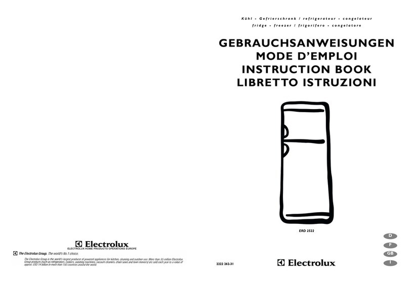 Electrolux ERD 2522 Instruction book