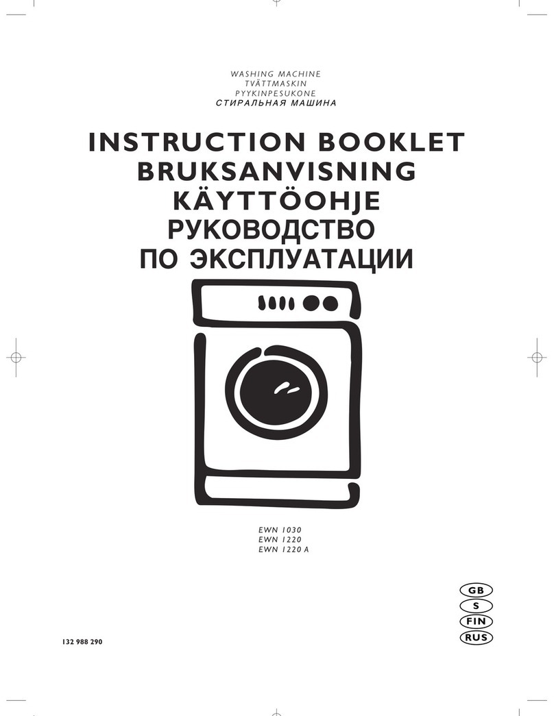 Electrolux EWN 1030 User manual