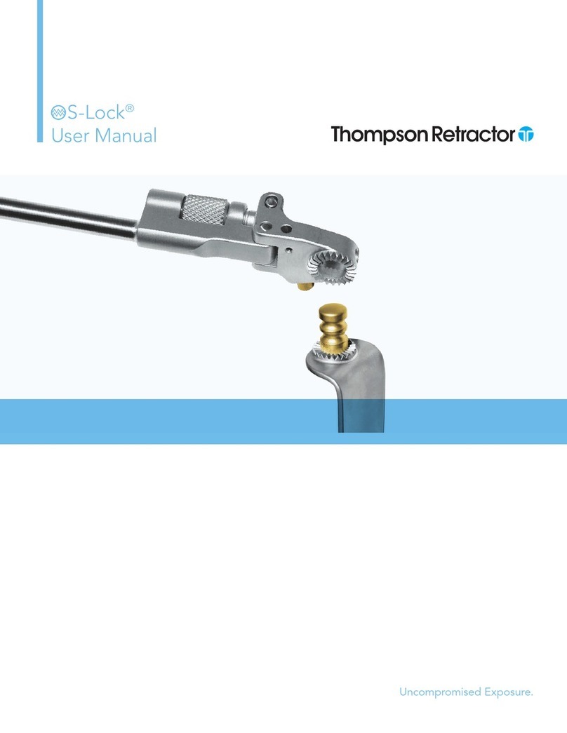 Thompson Retractor S-Lock user manual