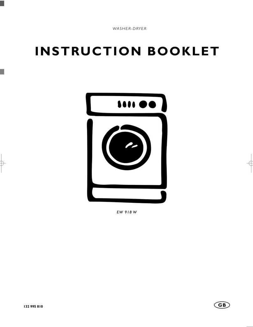 Electrolux EW 918 W User manual Electrolux EW 918 W User manual