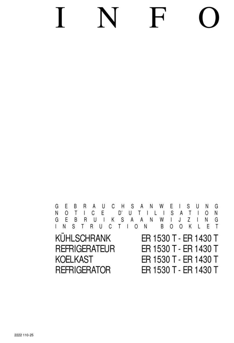 Electrolux ER 1530 T Instruction booklet