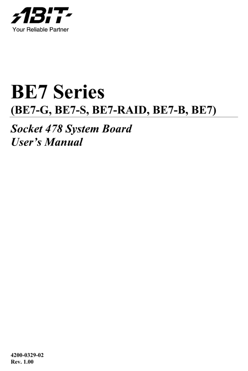 Abit BE7-G User manual